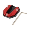 thumbnail image 3 of jiaping Motorcycle Kickstand Pad Extender Replacement Parts Anti Skid Coaster Side Stand Red, 3 of 7