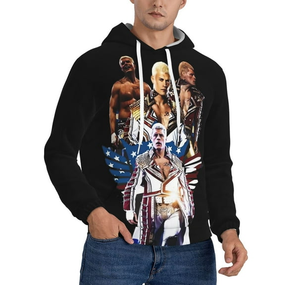 Cody Rhodes 3 Hoodies 3D Print Lightweight Pullover Hoodie Casual Hooded Sweatshirts with Pocket For Men Women