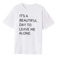 thumbnail image 3 of Camiseta de mujer con cuello redondo, camiseta ligera y elegante de manga corta para S, 3 of 8