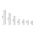 thumbnail image 2 of Hardware Steel Nail Assortment Kit, 460pcs Nails Assortment For Hanging Pictures Woodworking Stainless Steel Concrete Nails (7 Size ), 2 of 5