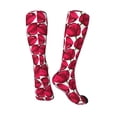 thumbnail image 4 of Fotbe Tulips Flowers print Women's Men's Novelty Crew Socks Cotton Socks Knee High Socks for Walking,Running,Nurses,Pregnancy, 4 of 9