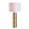 thumbnail image 1 of Kenroy Home 35247GLD 1-150W Leland Incandescent Table Lamp, Shiny Gold & Matte Gold, 1 of 1