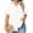 White, variant on Sewkxo Women Blouses Short Sleeve Button Down Shirts Plus Size Casual Tops Solid Color Tees Business Crew Neck Blouse Summer Loose Fit Collared Cloth,Black 2XL