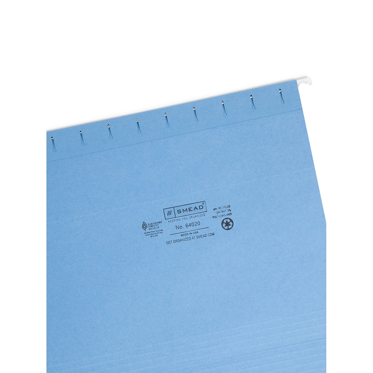 Smead Color Hanging Folders 1/3 Cut Tabs Letter Assorted Colors 25/Box 64020