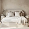 thumbnail image 1 of Aykah Lunel Boucle Queen Bed Frame with Storage, Upholstered Headboard, Metal Bed Frame Queen Size with Headboard, Hydraulic Storage System, No Box Spring Required (Marshmallow Boucle), 1 of 10