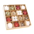 thumbnail image 4 of 30 piezas de adornos para árbol de Navidad, bolas decorativas de Navidad, adornos, manualidades, regalo Rojo, 4 of 9