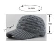 thumbnail image 3 of APEXFWDT Knit Baseball Cap for Women Visor Beanie Warm Cable Knit Hat with Sun-Blocking Brim Fall Winter Hat for Outdoor Travel, 3 of 3