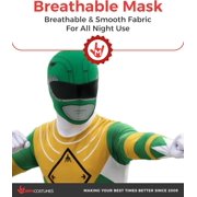 Morphsuits Adult Green Power Ranger Morphsuit Mens Superhero Fancy Dress Costume Halloween Green L