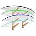 thumbnail image 3 of Grassracks Bamboo Surfboard Rack for 4 Boards - Horizontal Surf Wall Rack or Snowboard Mount - Kaua'i Quad (4 Boards, Bamboo), 3 of 4