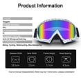 thumbnail image 3 of hwoehyo Windproof Motorcycle Goggles for Motorcycle, Cycling, Ski Snowboard Sports TPU+PC, 3 of 5