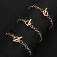 thumbnail image 3 of Kit de Bracelets Chaîne 10 Pcs Bracelets Chaîne en Or, 3 of 5