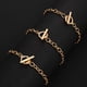 thumbnail image 3 of 12 Piezas Pulseras de Cadena Cadenas de Pulsera de Eslabones Chapados en Metal de Aleación con Cierres de Palanca OT para Hombres Mujeres Charm Fabricación de Pulseras de Joyería Minimalista, 3 of 6