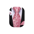 thumbnail image 1 of Set de Corbata Barry.Wang Rosa con Estampado Floral en Seda 160 cm, 1 of 5