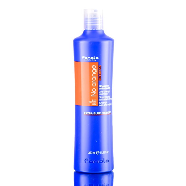 11.83 oz , Fanola No Orange Anti-Orange Shampoo Hair, Pack of 2 w/ SLEEKSHOP Teasing Comb Fanola Italy by Sleekshop Italian belleza