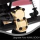 thumbnail image 2 of 4 PCS Brass Wheel Weight Hex Adapter and 2 Brass Bridge Axle Cover for Axial SCX24 AXI90081 1/24 RC, 2 of 5