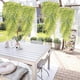 thumbnail image 3 of Ratán vegetal verde colgante artificial | Enredadera decorativa de pared realista | Plástico, 80 cm de largo | No requiere mantenimiento | Decoración interior para el salón, dormitorio, oficina, 3 of 7