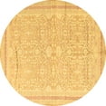 thumbnail image 1 of Ahgly Company Indoor Round Persian Brown Traditional Area Rugs, 8' Round, 1 of 4