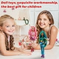 thumbnail image 4 of 11 Pouces Descendants : la Montée des Rouges Figurines d'Action, la Montée des Rouges Série de Personnages de Film Jouets en PVC avec Accessoires, Choix de Cadeaux Remarquables pour Anniversaire Filles Saint-Valentin (Rose), 4 of 5