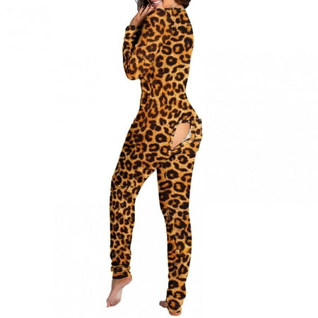 

Ziloco Women s Long Sleeve Button-down Front Functional Buttoned Flap Adults Jumpsuit maternity pants Brown S