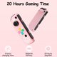 thumbnail image 2 of Controlador Joypad Mando inalámbrico para Nintendo Switch - Color Rosa, Vibración, Control Movimiento y Captura, 2 of 6