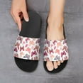 thumbnail image 6 of GZHJMY Stylish Slides for Women Men, Colourful Butterfly Beautiful Soft Flexible Slip-on Sandals Slippers, 6 of 7
