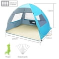 thumbnail image 5 of Pop Up Beach Tent, UV Protection Portable Lightweight Foldable Indoor Outdoor Tent for 2-3 Persons, 5 of 5