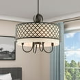 thumbnail image 6 of Livex Lighting Arabesque 5 Light Pendant Light in English Bronze, 6 of 16