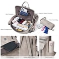 thumbnail image 4 of Mochila Shrie Fashion de piel para mujer, color negro, 4 of 6