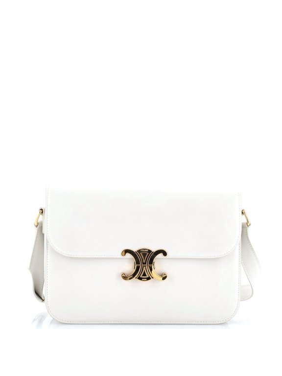 Pre-Owned Triomphe Shoulder Bag Smooth Calfskin Large By Rebag