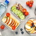 thumbnail image 2 of U Chef Juego de 10 Recipientes de Vidrio con Tapas Herm&eacute;ticas para Preparaci&oacute;n de Alimentos, de Vidrio, Tupper para Lunch, para Alimentos (34 y 12 onzas), 2 of 7