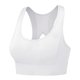 thumbnail image 2 of Wirefree Sports Bra Yoga Running Underwear for Women White Comfortable Nylon Fitness 1Pcs, 2 of 2