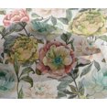 thumbnail image 4 of oneOone Viscose Chiffon Peach Fabric Flower & Leaves Watercolor Sewing Craft Projects Fabric Prints By Yard 42 Inch Wide, 4 of 4