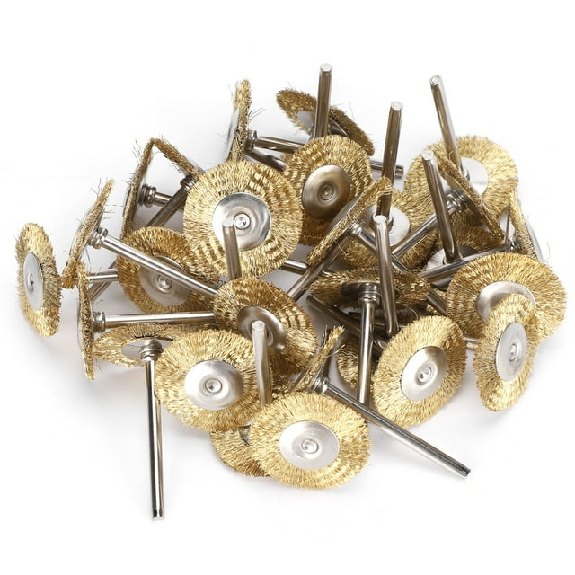 30Pcs Flat Mini Wood Carving Wear Removal Polishing Tools, Suitable for Light to Medium Sized Machine, Wear Paint Weld Sprayer