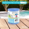 thumbnail image 2 of Intex Pool Cartridge Filter 29007E Filter H for New 2015 Pools - Pack of Twelve, 2 of 5