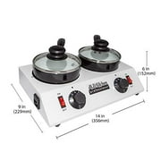 ALDKitchen Chocolate Melting Pot | Professional Chocolate Tempering Machine with Manual Control | Heated Chocolate | 110V | (Double (2.4 kg)
