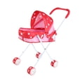 thumbnail image 1 of Cochecito para bebé, juego de rol, accesorios para muñecas, carrito plegable, juguete interactivo, juguete de simulación para bebés, niños y niñas, 1 of 8