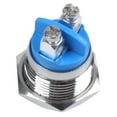 thumbnail image 2 of 5pcs 16mm High Round High Round Momentary Metal Push Button Switch, 2 of 8