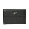 Authenticated Pre-Owned Prada Saffiano Tri-Fold Wallet
