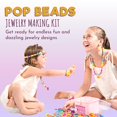 thumbnail image 2 of Kit de fabricación de joyas Orian Pop Beads para niñas de más de 3 años con más de 550, 2 of 7