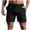 Black, variant on cfhntfmh Men's Stretch Shorts Casual Classic Fit Golf Work Short Pants Drawstring Summer Beach Shorts with Pockets