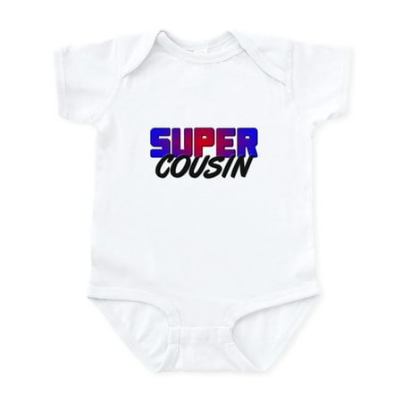 

CafePress - SUPER COUSIN Infant Bodysuit - Baby Light Bodysuit Size Newborn - 24 Months