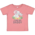thumbnail image 3 of Inktastic I Love My Daddy Cute Elephants and Spring Flowers Boys or Girls Baby T-Shirt, 3 of 5