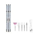thumbnail image 1 of Electric nail file with 5 grinding heads, assorted colors, 1 of 4