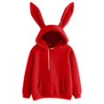 thumbnail image 1 of Long Sleeve Pullover Hoodie Blouse Womens Casual Soft Sweatshirt Tops Rabbit Design Comfortable Fashion, 1 of 5