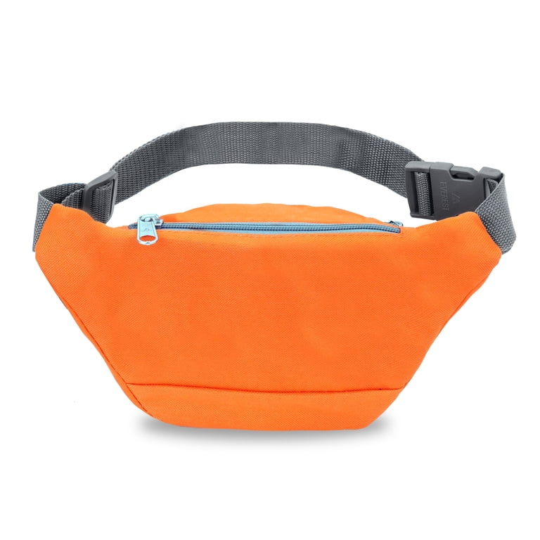 Everest Unisex Signature Waist Fanny Pack, Orange - Walmart.com