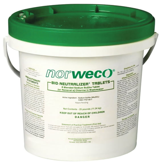 Bio-Neutralizer Tablets, 25 lb. Pail