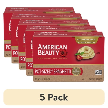 (5 pack) American Beauty 16 oz Spaghetti Pasta