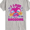 thumbnail image 3 of Trolls - Band Together - Poppy I Love Brozone - Toddler and Youth Short Sleeve Graphic T-Shirt, 3 of 5