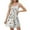 White, variant on Summer Dress Women's Loose V Neck Sleeveless Geometric Fashion Print Mini Dress Pocket Dress Ladies Wrap Long Dress