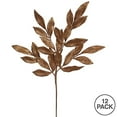 thumbnail image 3 of Vickerman L152928 Glit Bayleaf Spray 12/Bag Christmas Tree, 22", Copper, 3 of 3